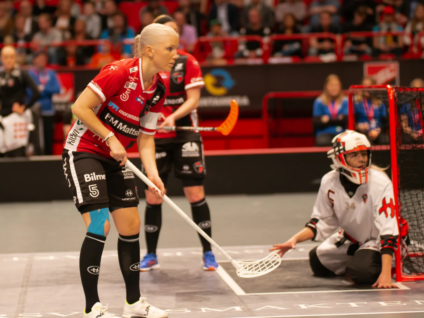 Anna Wijk under SM-finalen i innebandy 2018