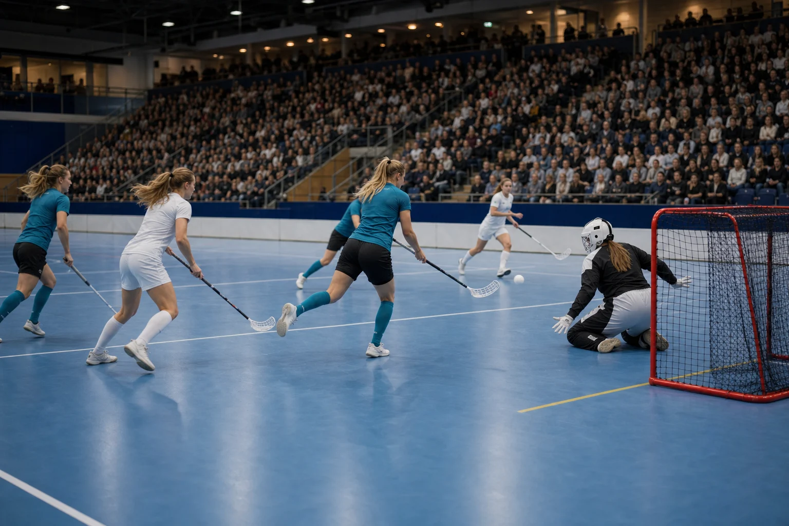Innebandyplan för tabellen i SSL damer